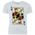 T-Shirts Heather White / YXS King Joffrey Youth Triblend T-Shirt