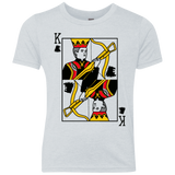 T-Shirts Heather White / YXS King Joffrey Youth Triblend T-Shirt
