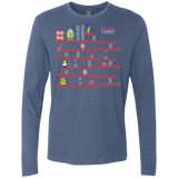 T-Shirts Indigo / Small King Kang Men's Premium Long Sleeve