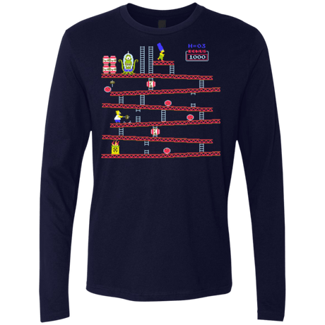 T-Shirts Midnight Navy / Small King Kang Men's Premium Long Sleeve