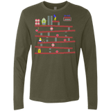 T-Shirts Military Green / Small King Kang Men's Premium Long Sleeve