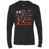 T-Shirts Vintage Black / X-Small King Kang Triblend Long Sleeve Hoodie Tee