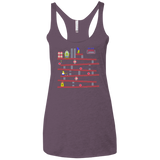 T-Shirts Vintage Purple / X-Small King Kang Women's Triblend Racerback Tank