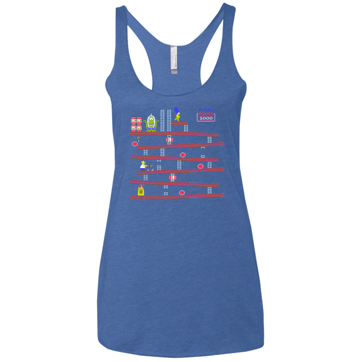 King Kang Women's Triblend Racerback Tank