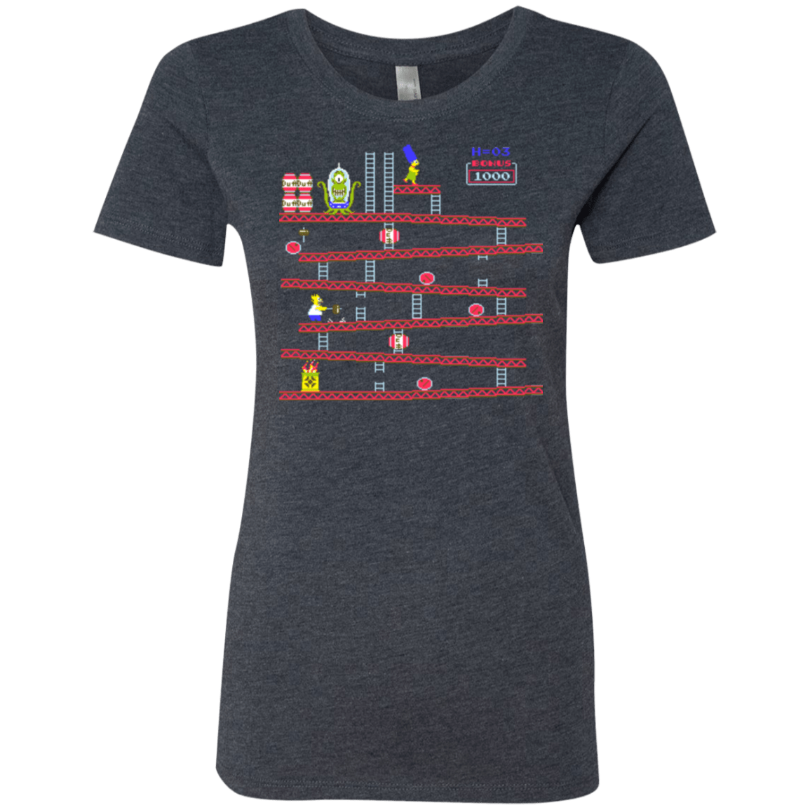 T-Shirts Vintage Navy / Small King Kang Women's Triblend T-Shirt