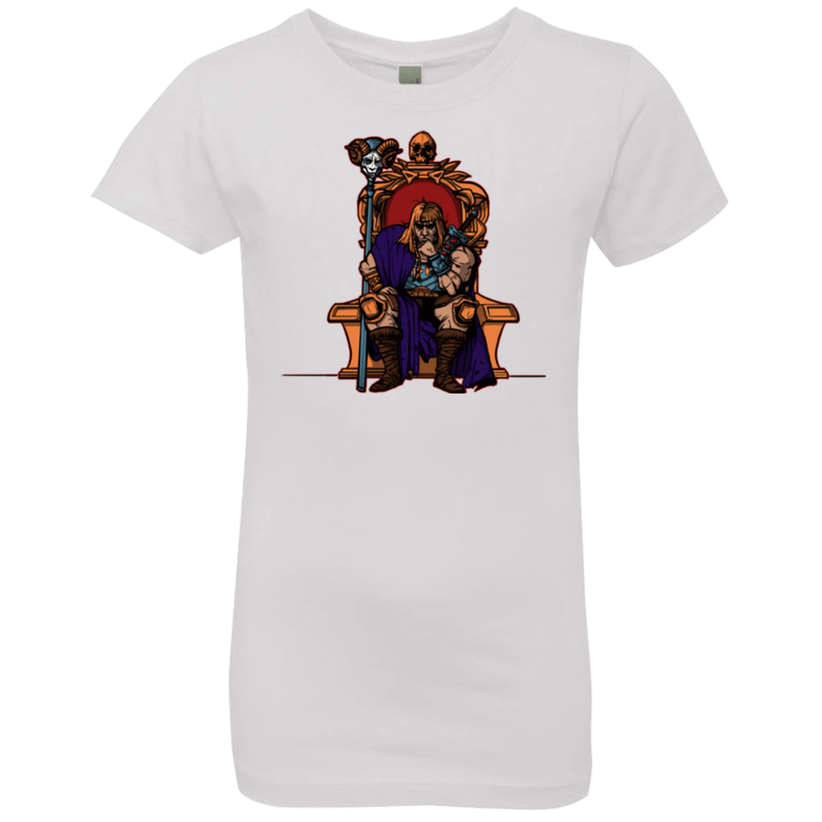 T-Shirts White / YXS King Of Eternia Girls Premium T-Shirt