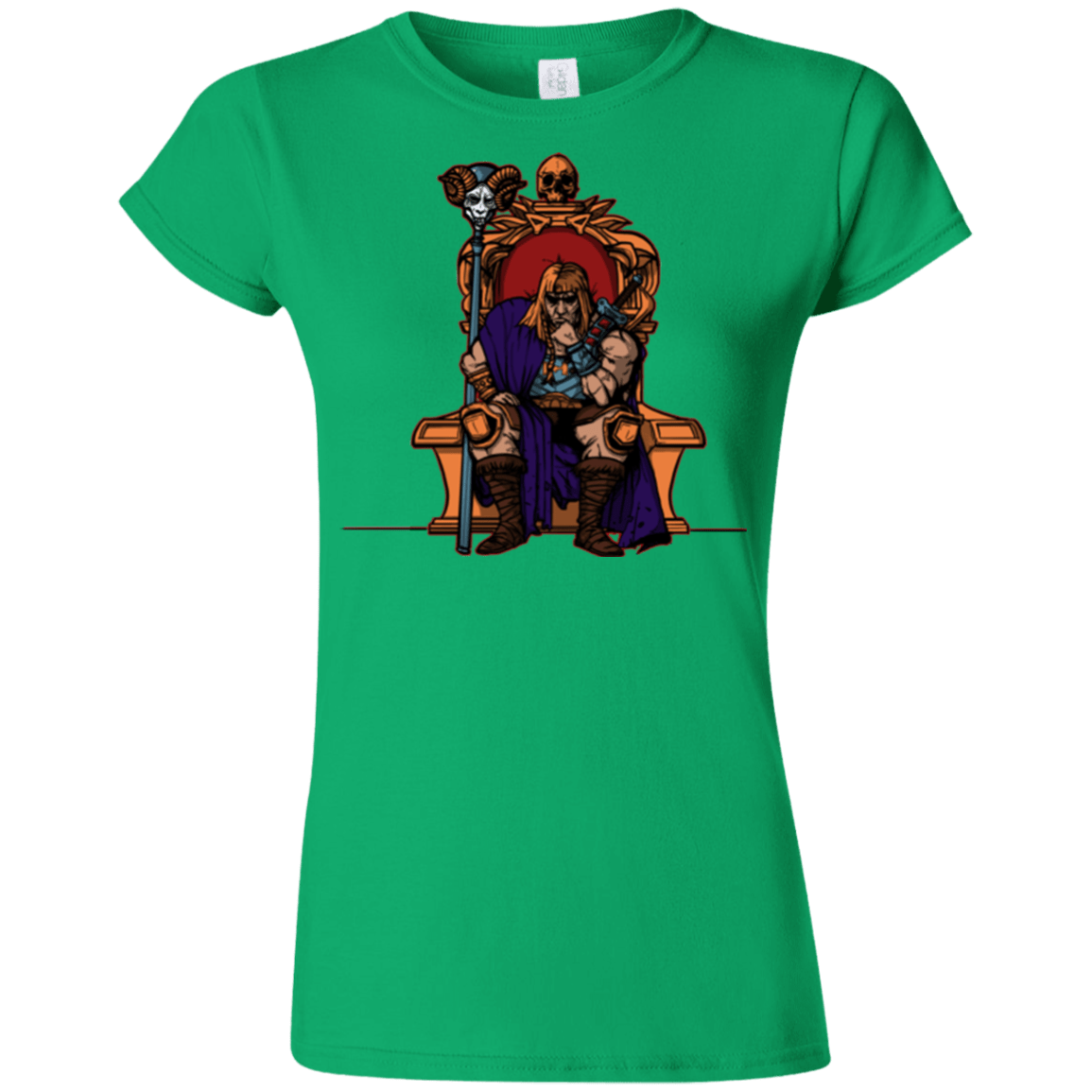 T-Shirts Irish Green / S King Of Eternia Junior Slimmer-Fit T-Shirt