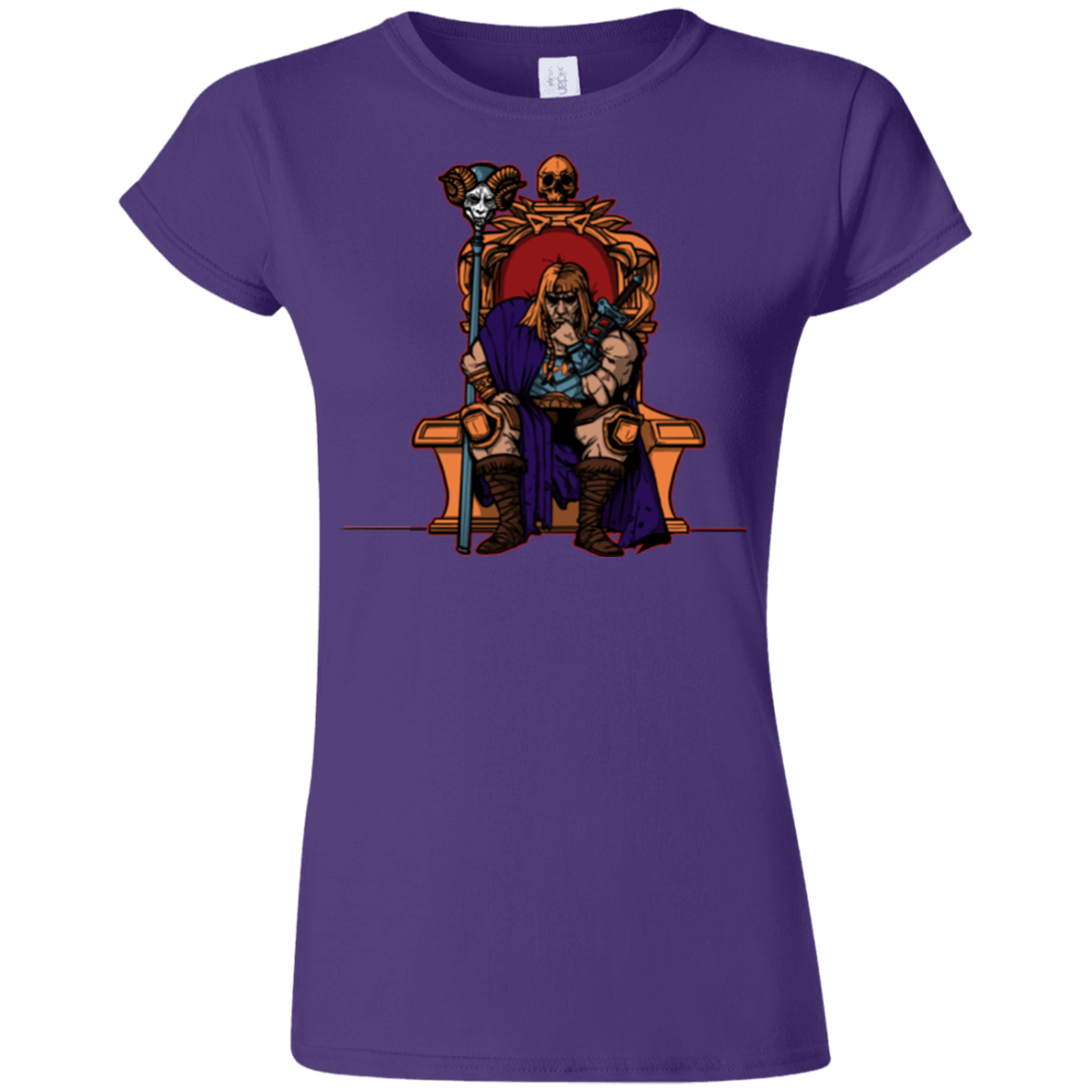 T-Shirts Purple / S King Of Eternia Junior Slimmer-Fit T-Shirt