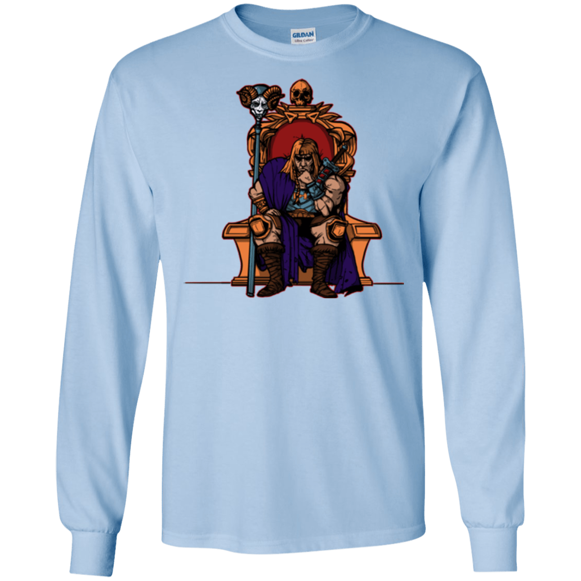 T-Shirts Light Blue / S King Of Eternia Men's Long Sleeve T-Shirt