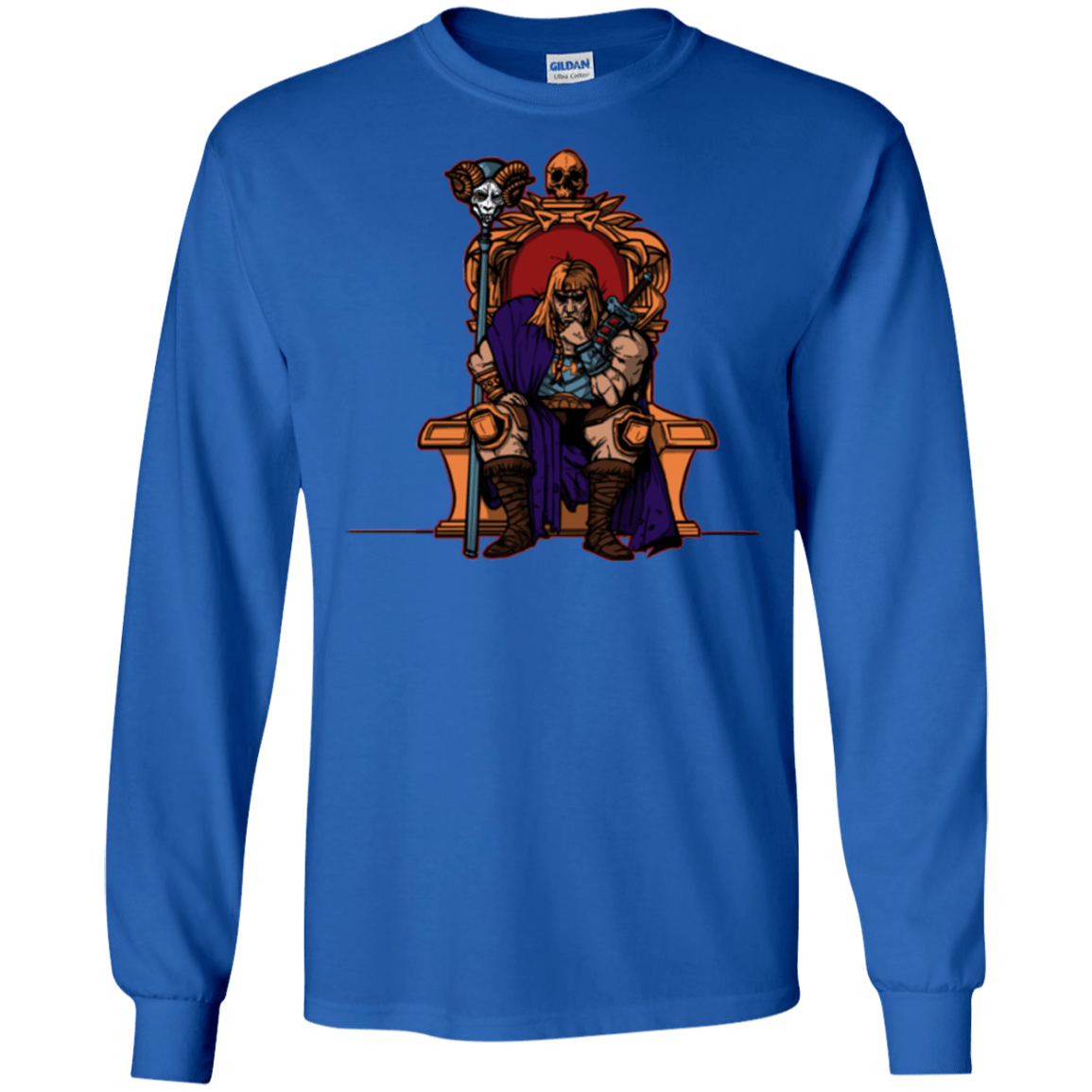 T-Shirts Royal / S King Of Eternia Men's Long Sleeve T-Shirt