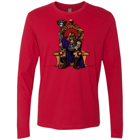 T-Shirts Red / S King Of Eternia Men's Premium Long Sleeve