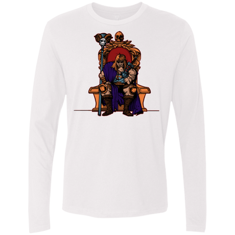T-Shirts White / S King Of Eternia Men's Premium Long Sleeve