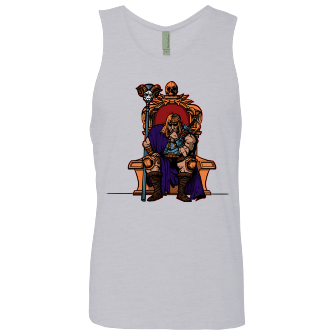 T-Shirts Heather Grey / S King Of Eternia Men's Premium Tank Top