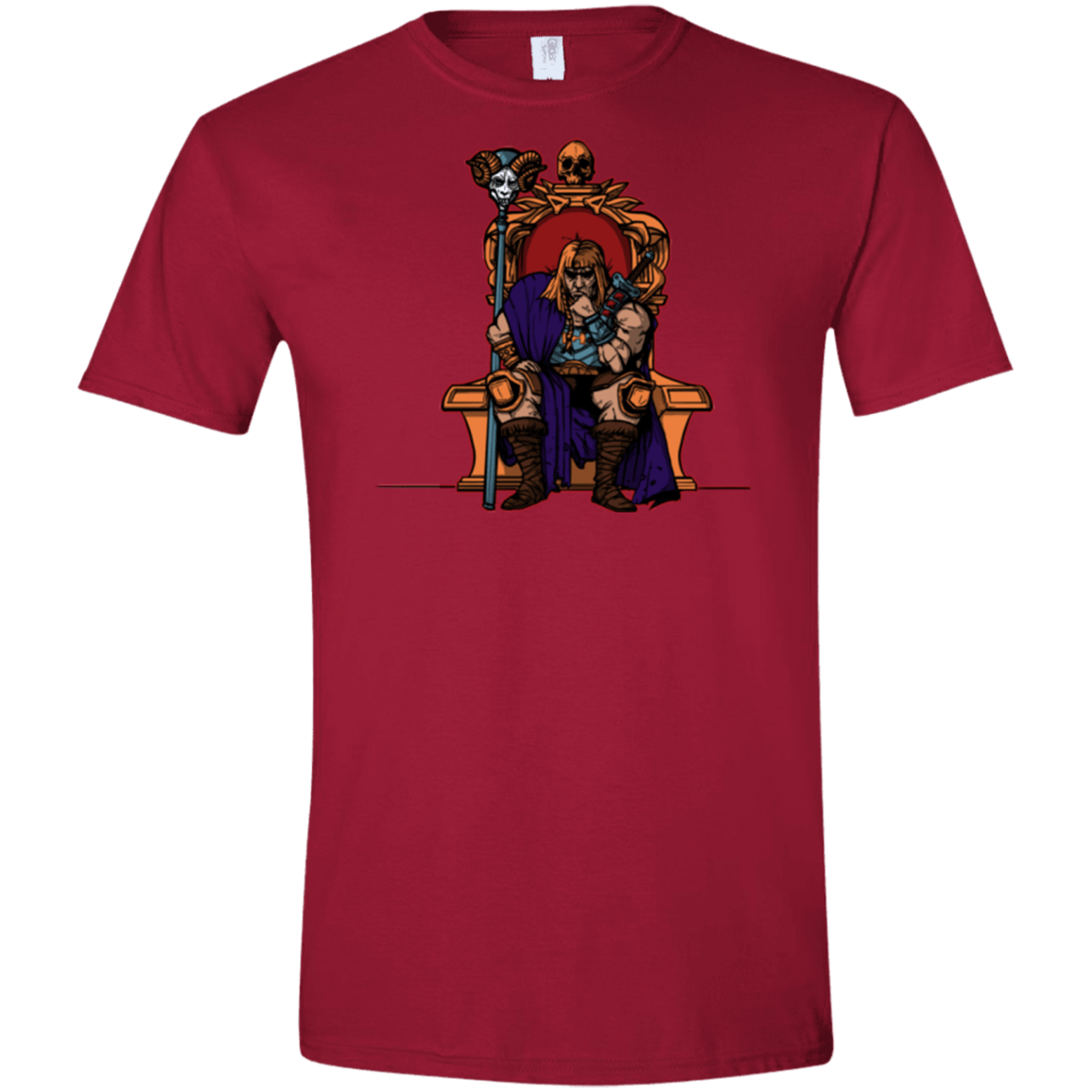 T-Shirts Cardinal Red / S King Of Eternia Men's Semi-Fitted Softstyle
