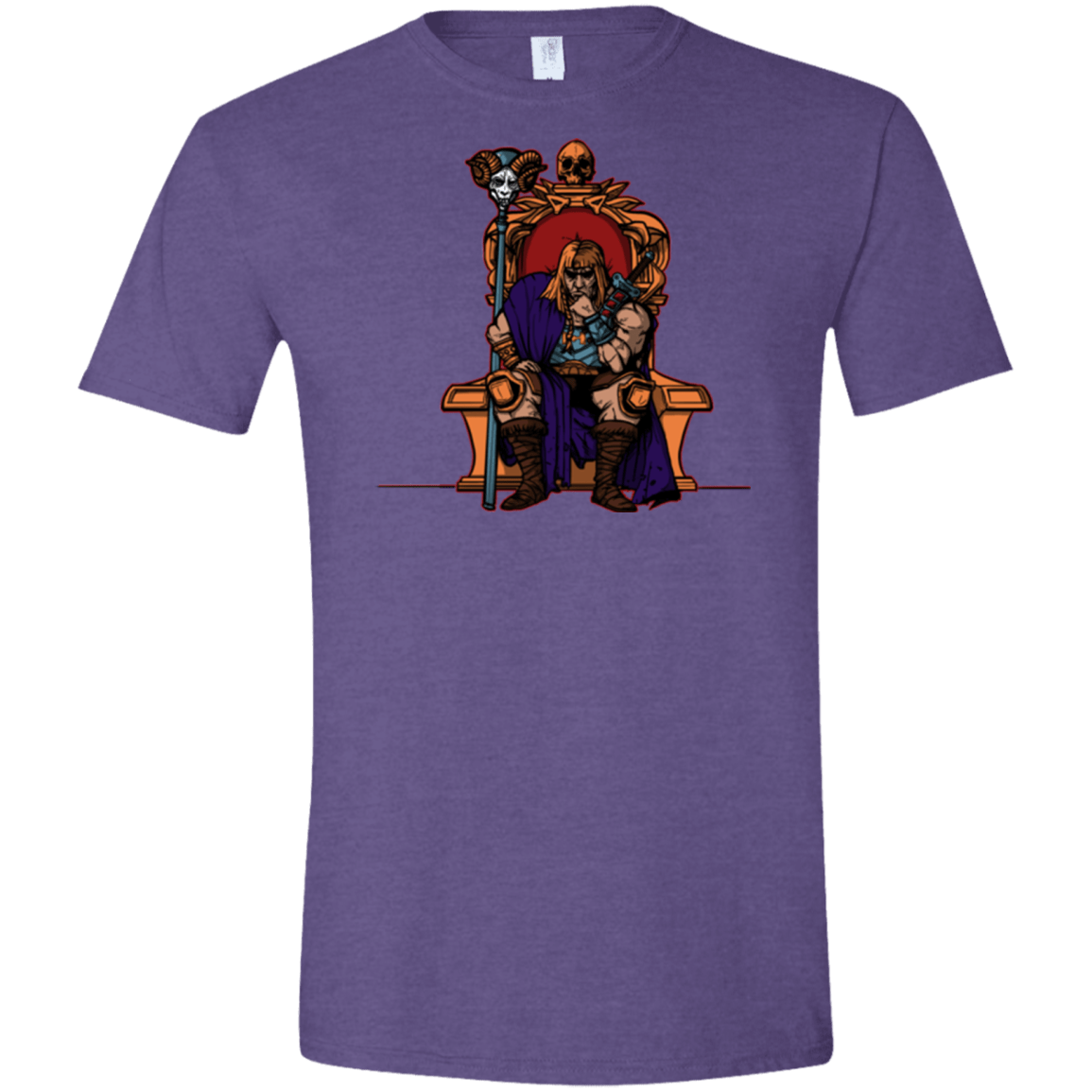 T-Shirts Heather Purple / S King Of Eternia Men's Semi-Fitted Softstyle