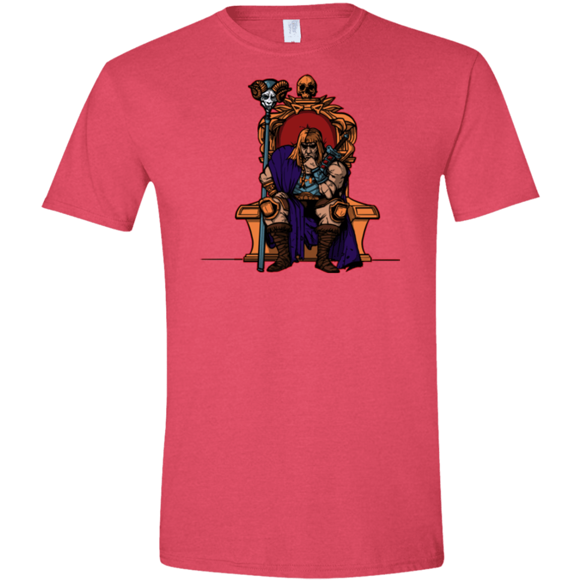 T-Shirts Heather Red / S King Of Eternia Men's Semi-Fitted Softstyle