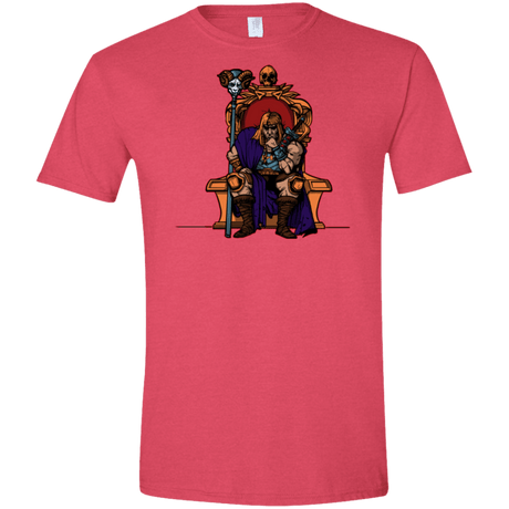 T-Shirts Heather Red / S King Of Eternia Men's Semi-Fitted Softstyle