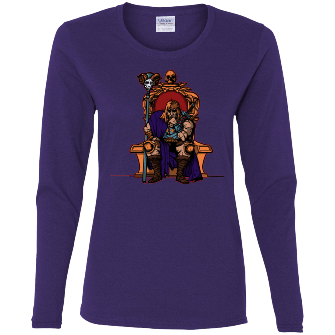 T-Shirts Purple / S King Of Eternia Women's Long Sleeve T-Shirt
