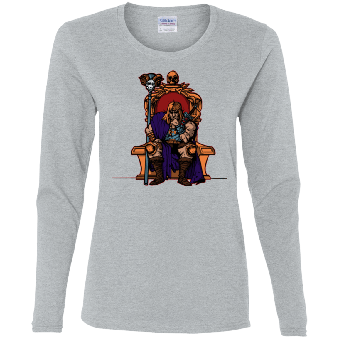 King Of Eternia Women s Long Sleeve T Shirt Pop Up Tee