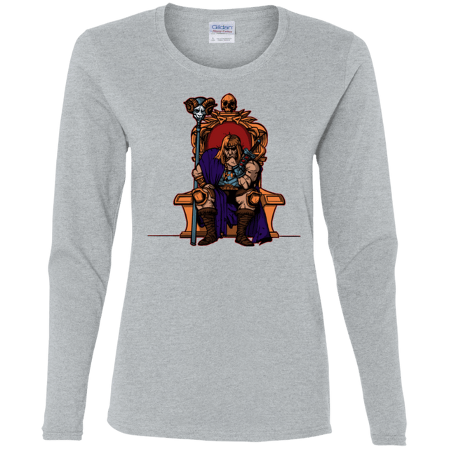T-Shirts Sport Grey / S King Of Eternia Women's Long Sleeve T-Shirt