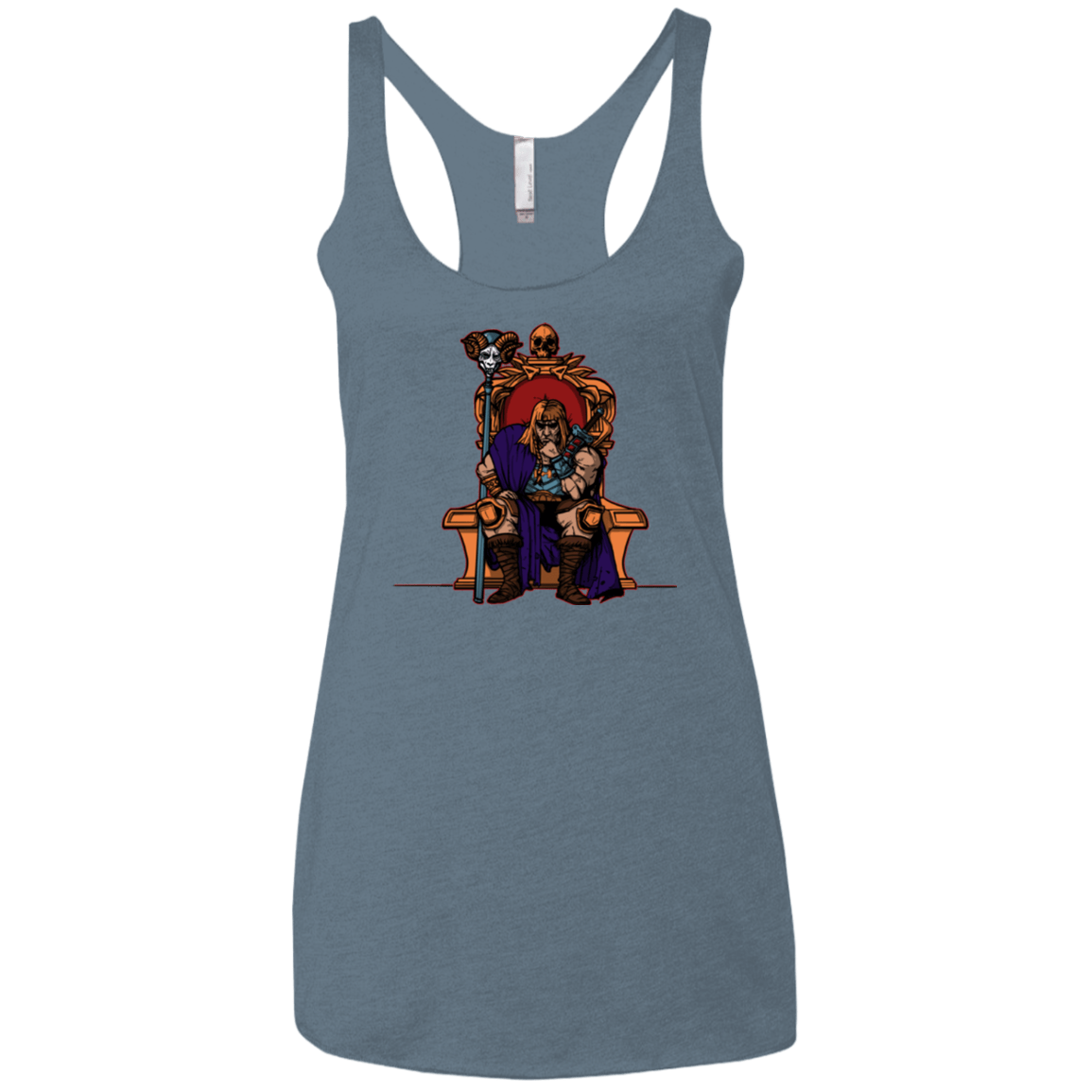 King Of Eternia Women's Triblend Racerback Tank