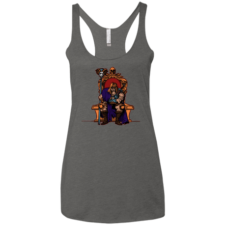 T-Shirts Premium Heather / X-Small King Of Eternia Women's Triblend Racerback Tank