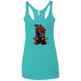 T-Shirts Tahiti Blue / X-Small King Of Eternia Women's Triblend Racerback Tank