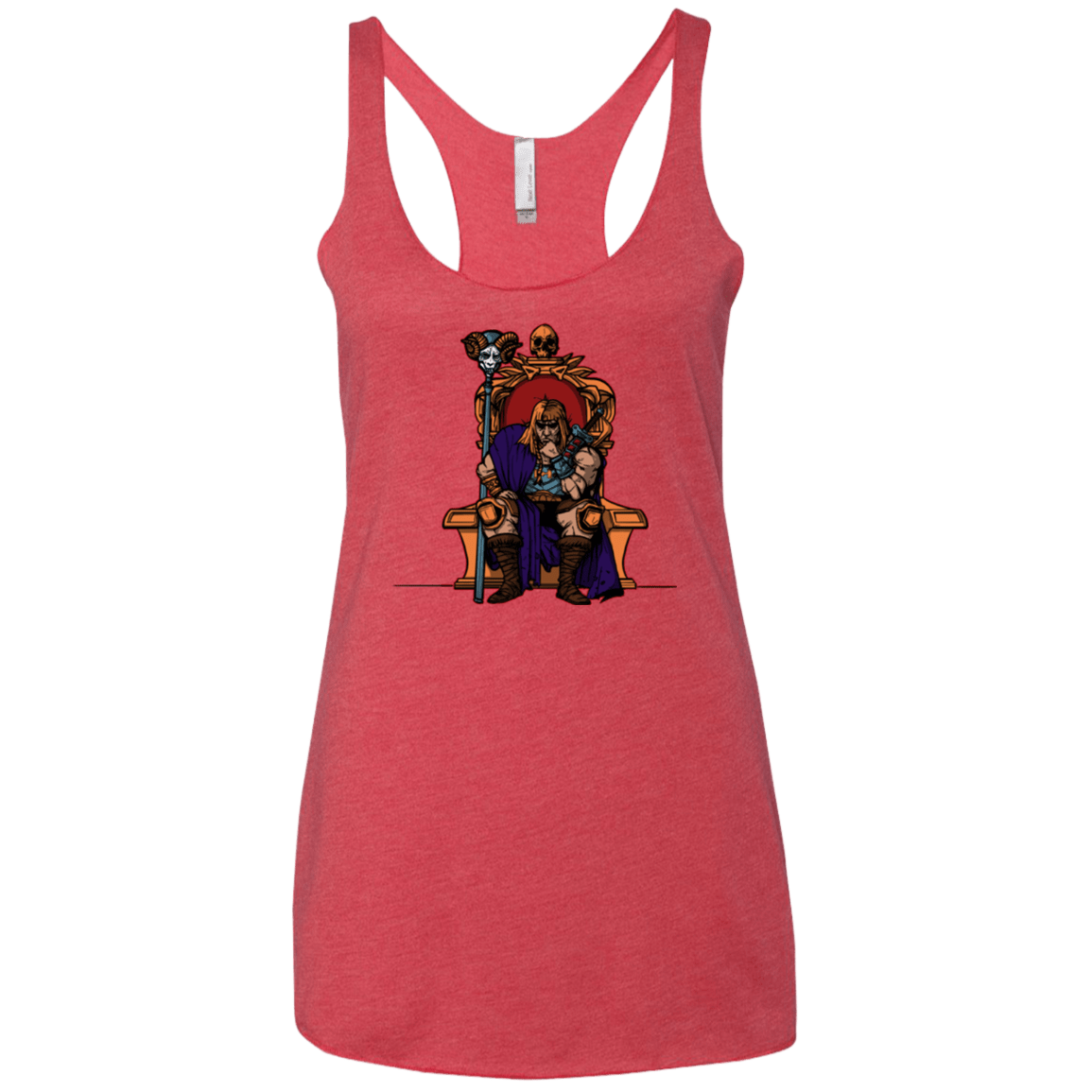 T-Shirts Vintage Red / X-Small King Of Eternia Women's Triblend Racerback Tank