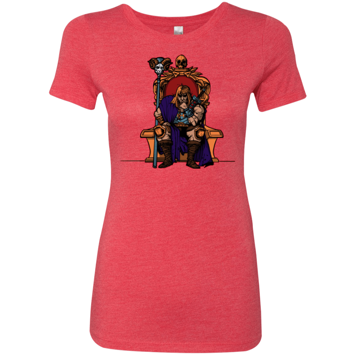 T-Shirts Vintage Red / S King Of Eternia Women's Triblend T-Shirt