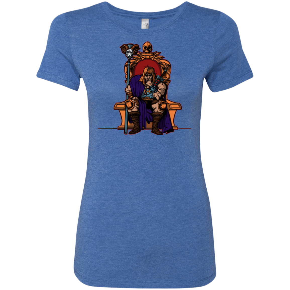 T-Shirts Vintage Royal / S King Of Eternia Women's Triblend T-Shirt