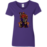 T-Shirts Purple / S King Of Eternia Women's V-Neck T-Shirt