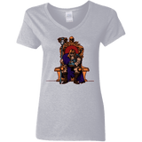 T-Shirts Sport Grey / S King Of Eternia Women's V-Neck T-Shirt