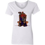 T-Shirts White / S King Of Eternia Women's V-Neck T-Shirt