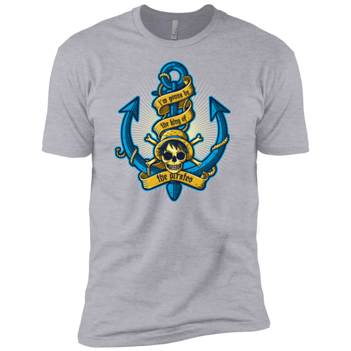 T-Shirts Heather Grey / YXS KING OF PIRATES Boys Premium T-Shirt