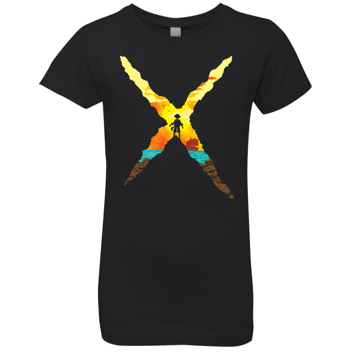 T-Shirts Black / YXS King Of Pirates Girls Premium T-Shirt