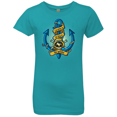 T-Shirts Tahiti Blue / YXS KING OF PIRATES Girls Premium T-Shirt