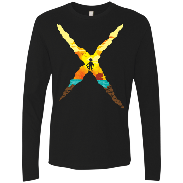 T-Shirts Black / S King Of Pirates Men's Premium Long Sleeve