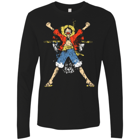 T-Shirts Black / Small King of Pirates Men's Premium Long Sleeve