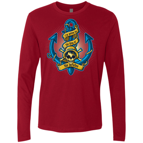 T-Shirts Cardinal / Small KING OF PIRATES Men's Premium Long Sleeve
