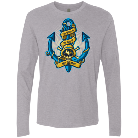 T-Shirts Heather Grey / Small KING OF PIRATES Men's Premium Long Sleeve