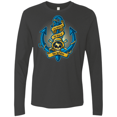 T-Shirts Heavy Metal / Small KING OF PIRATES Men's Premium Long Sleeve