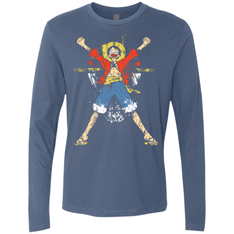 T-Shirts Indigo / Small King of Pirates Men's Premium Long Sleeve