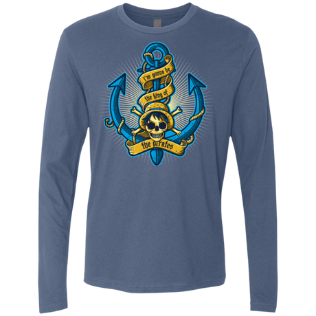 T-Shirts Indigo / Small KING OF PIRATES Men's Premium Long Sleeve