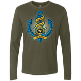 T-Shirts Military Green / Small KING OF PIRATES Men's Premium Long Sleeve