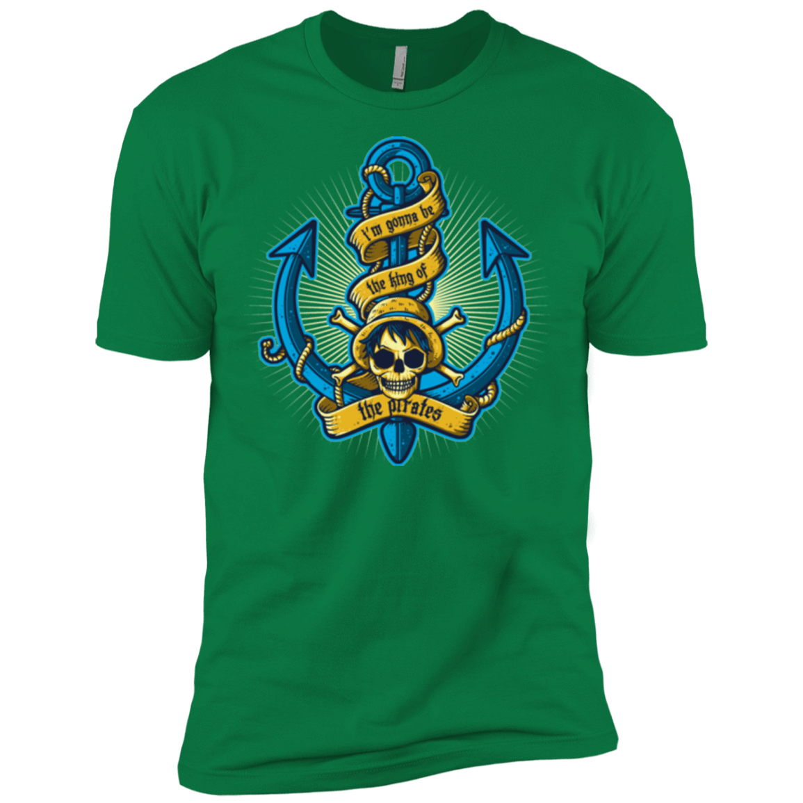 T-Shirts Kelly Green / X-Small KING OF PIRATES Men's Premium T-Shirt