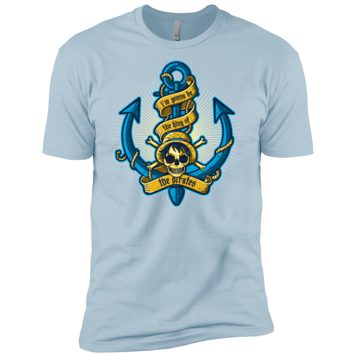 T-Shirts Light Blue / X-Small KING OF PIRATES Men's Premium T-Shirt