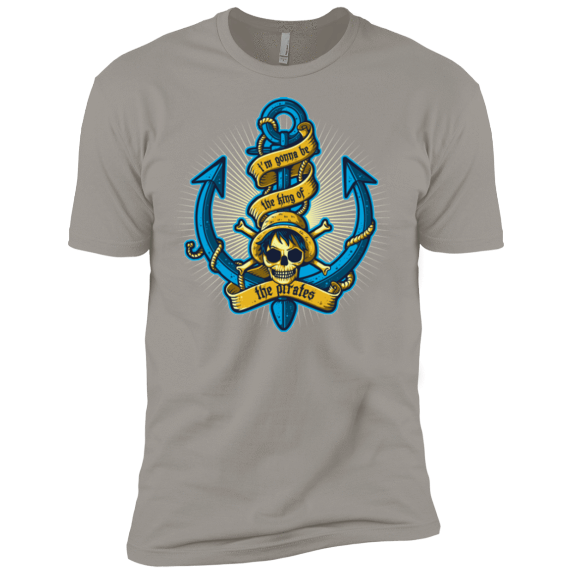 T-Shirts Light Grey / X-Small KING OF PIRATES Men's Premium T-Shirt