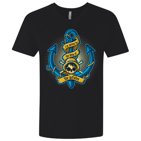 T-Shirts Black / X-Small KING OF PIRATES Men's Premium V-Neck