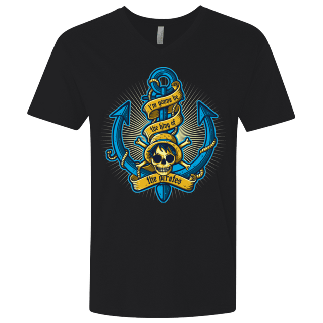 T-Shirts Black / X-Small KING OF PIRATES Men's Premium V-Neck