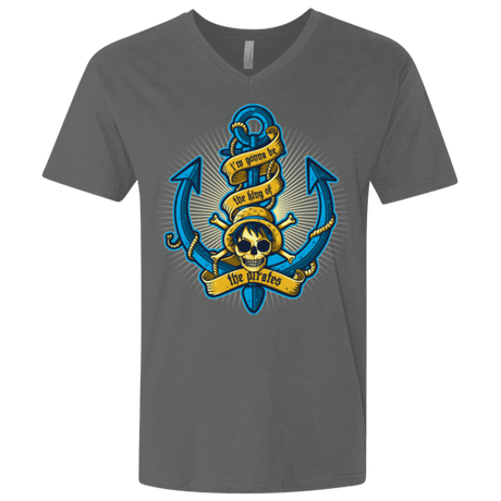 T-Shirts Heavy Metal / X-Small KING OF PIRATES Men's Premium V-Neck